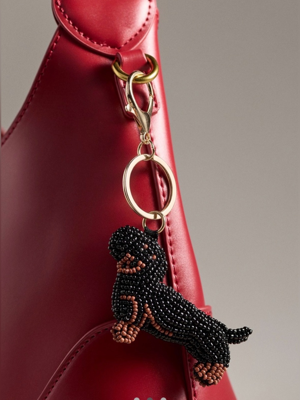 Anthropologie Dog Bag Charm